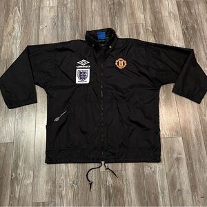 Vintage 1990’s Manchester United Umbro Soccer WindBreaker Jacket